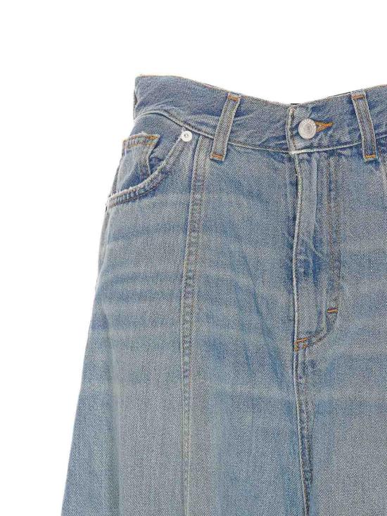 25SS 하이쿠레 미디 스커트 HEW08091DF144L0876 Blue - HAIKURE