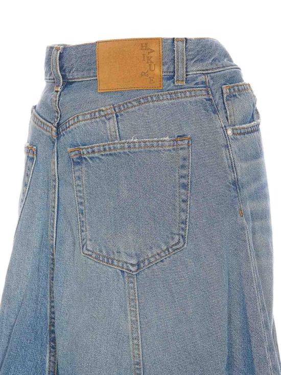 25SS 하이쿠레 미디 스커트 HEW08091DF144L0876 Blue - HAIKURE