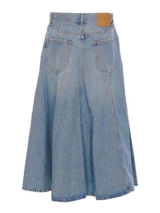 25SS 하이쿠레 미디 스커트 HEW08091DF144L0876 Blue - HAIKURE