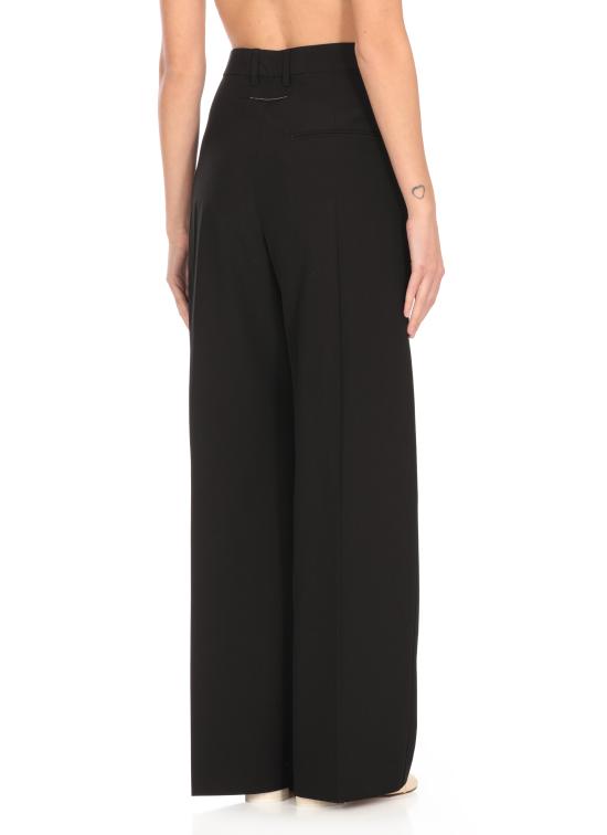 25SS MM6 메종마르지엘라 스트레이트 팬츠 S62KB0222 M35436900 Black - MM6 MAISON MARGIELA