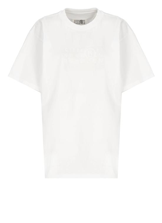 25SS MM6 메종마르지엘라 반팔 티셔츠 S62GD0202 M20115100 White