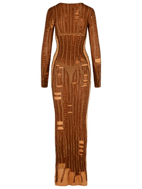 25SS 디젤 롱 원피스 A18125 0BJBI7DG Brown - DIESEL