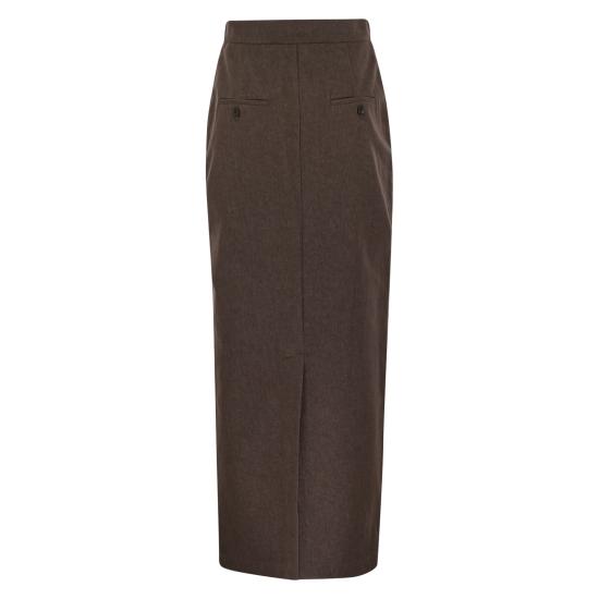 25SS 막스마라 롱 스커트 2511101013600 BROWN - MAX MARA