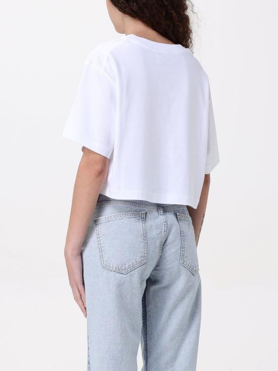 25SS 모스키노 반팔 티셔츠 07063229 1001 White - MOSCHINO