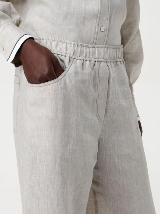 25SS 브루넬로 쿠치넬리 팬츠 MM633HD669 C200 Rope - BRUNELLO CUCINELLI