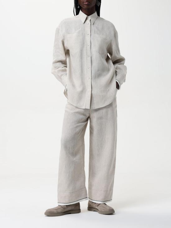 25SS 브루넬로 쿠치넬리 팬츠 MM633HD669 C200 Rope - BRUNELLO CUCINELLI