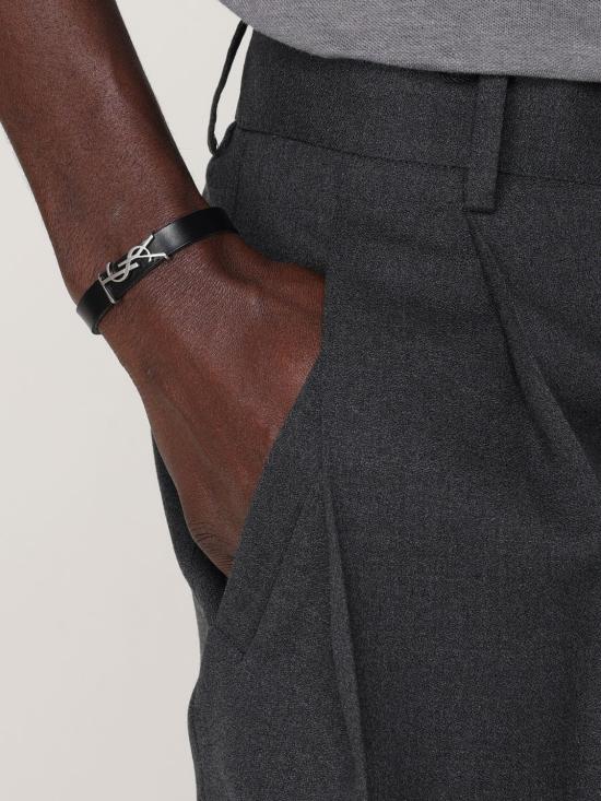 25FW 생로랑 주얼리 7088150IH0E 1000 Black - SAINT LAURENT