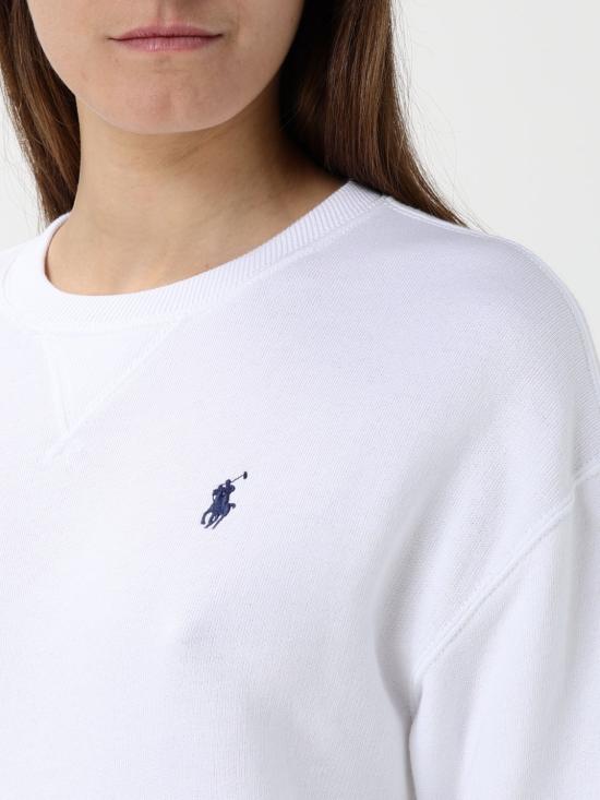 25FW 폴로 랄프로렌 스웨터 211935582 009 White - POLO RALPH LAUREN