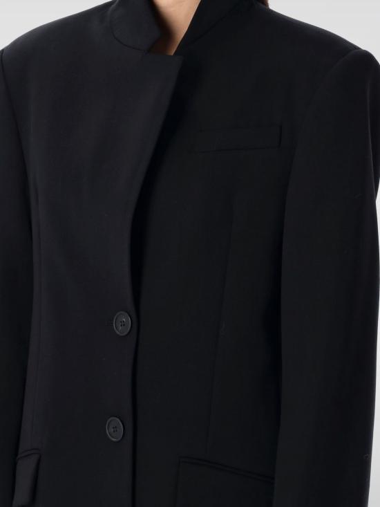 25SS 디 아티코 자켓 250WCG00080WWW046AA 100 Black - THE ATTICO