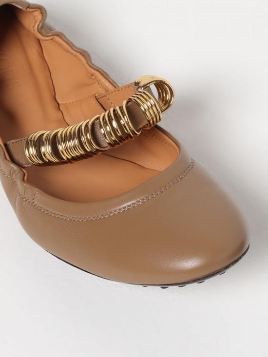 25SS 토즈 플랫 슈즈 XXW0HI0JJ10U1O C806 Beige - TODS