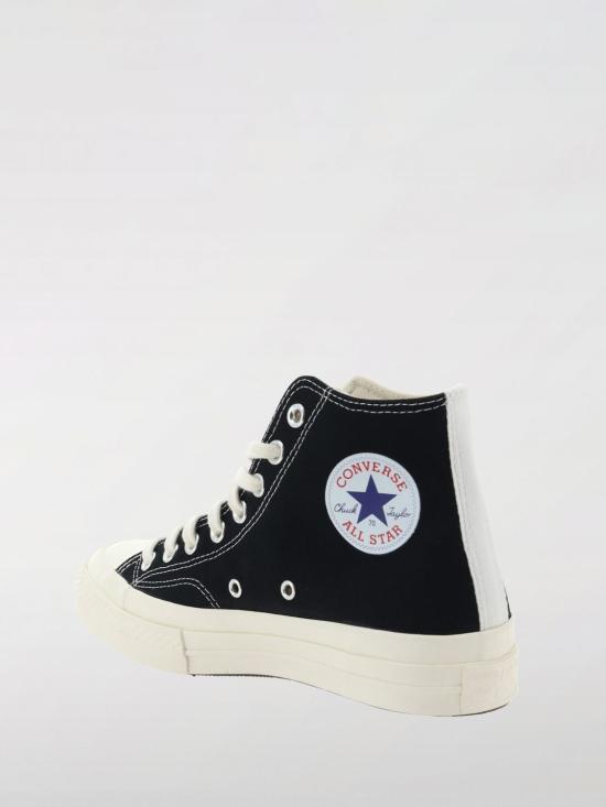 25FW 꼼데가르송 플레이 X 컨버스 스니커즈 AZK129001 1 Black - COMME DES GARCONS PLAY CONVERSE