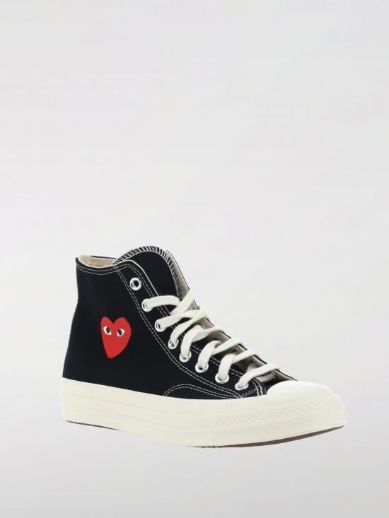 25FW 꼼데가르송 플레이 X 컨버스 스니커즈 AZK129001 1 Black - COMME DES GARCONS PLAY CONVERSE