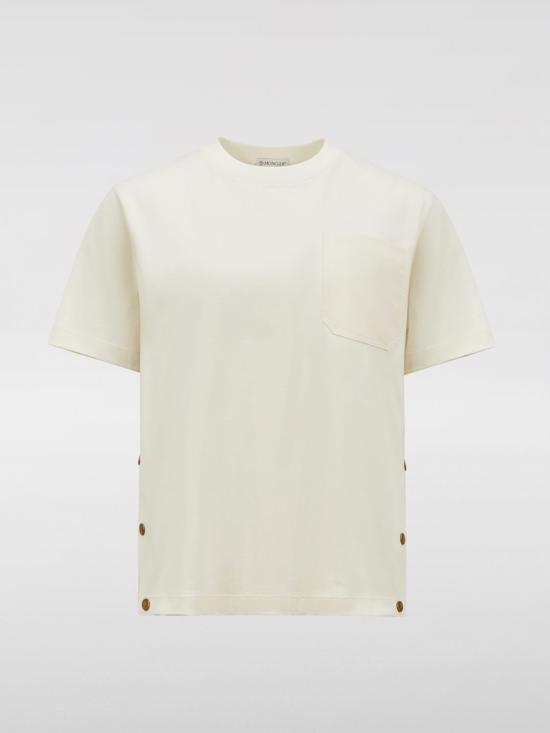 25FW 몽클레어 반팔 티셔츠 K10938C0002089A4U 050 White