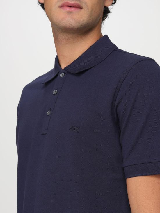 25FW 페이 폴로 티셔츠 NPMB250144STDW U806 Blue - FAY