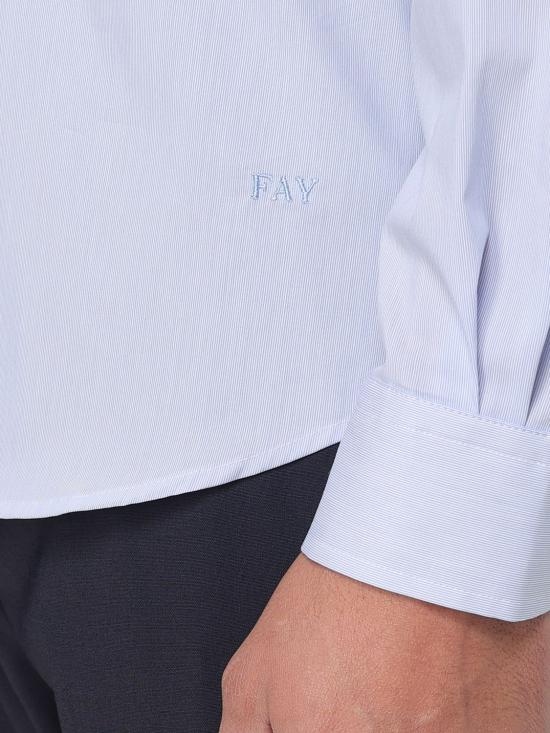 25FW 페이 긴팔 셔츠 NCMA150258SXAG U602 Blue - FAY