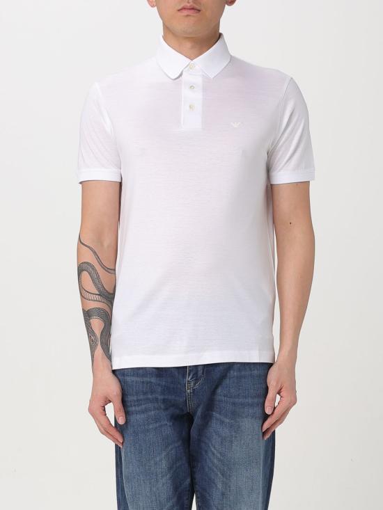 25SS 엠포리오 아르마니 폴로 티셔츠 8N1F981JUVZ 0100 White