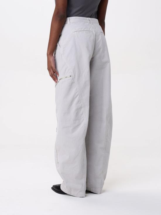 25FW 핑코 스트레이트 팬츠 104981A2EC I12 Pearl - PINKO