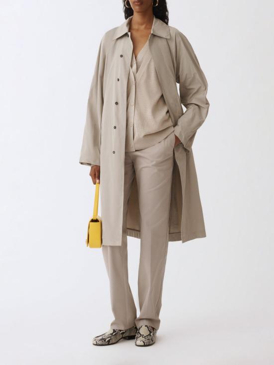 25FW 파비아나 필리피 스트레이트 팬츠 PAD265F326L192 8195 Sand - FABIANA FILIPPI