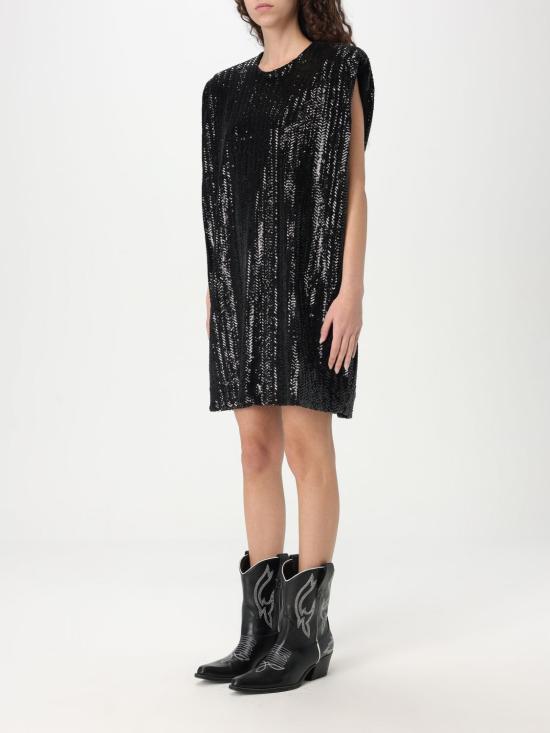 25SS 골든구스 숏 원피스 GWP02172P00182890100 Black - GOLDEN GOOSE