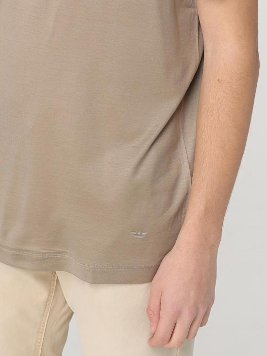 25FW 엠포리오 아르마니 반팔 티셔츠 8N1TE81JUVZ U6167 Grey - EMPORIO ARMANI