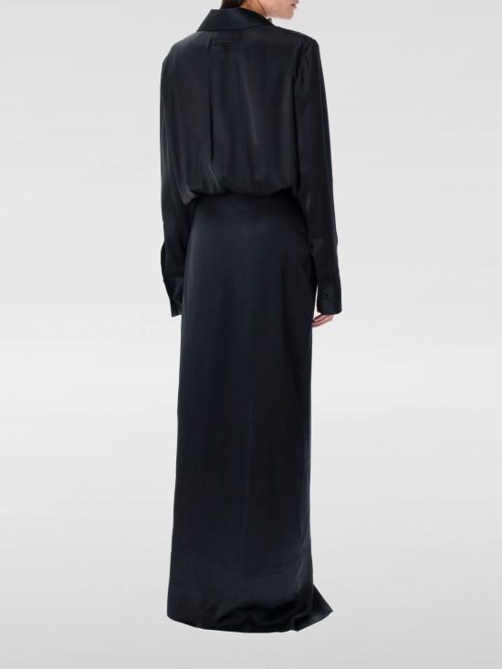 25FW 디 아티코 롱 원피스 250WCW00211VVV088AA 100 Black - THE ATTICO