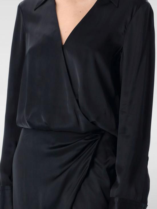 25FW 디 아티코 롱 원피스 250WCW00211VVV088AA 100 Black - THE ATTICO