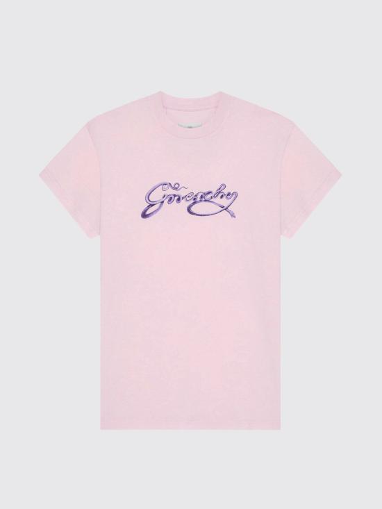 25FW 지방시 반팔 티셔츠 BW70EKP705 680 Pink