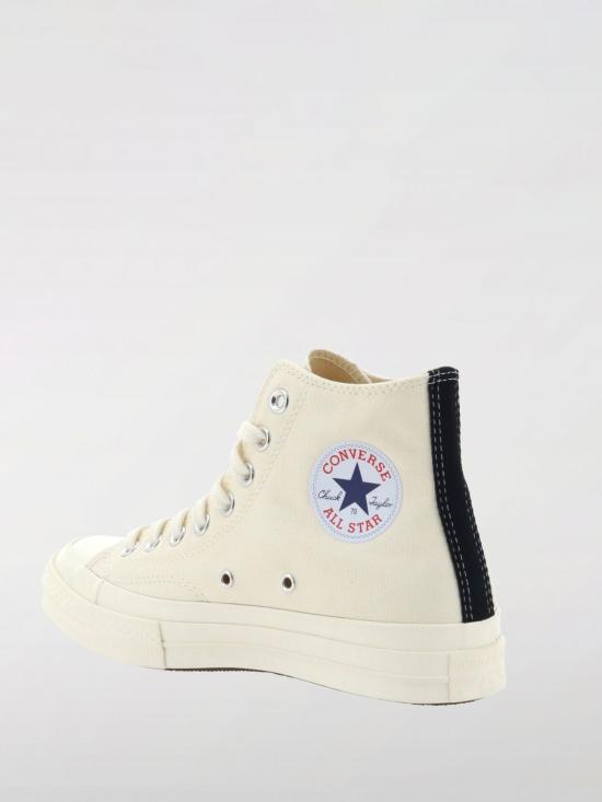 25FW 꼼데가르송 플레이 X 컨버스 스니커즈 AZK129001 2 White - COMME DES GARCONS PLAY CONVERSE