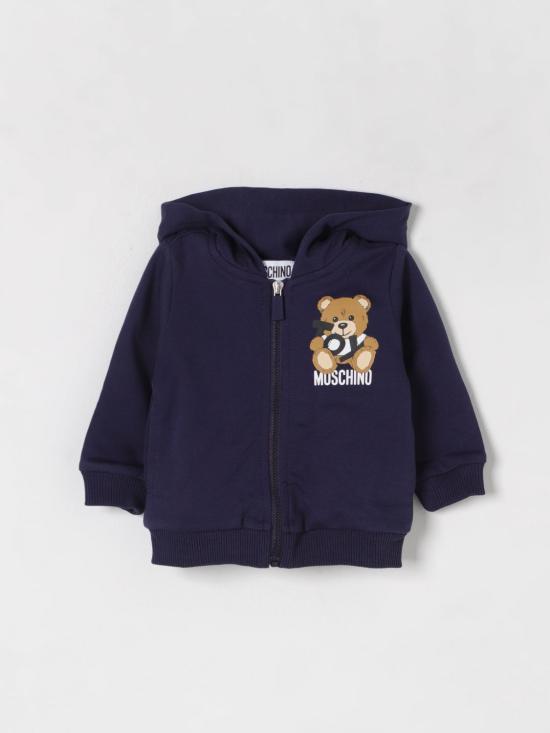 25SS [키즈] 모스키노 풀오버 MUF05XLCA19 40016 Navy