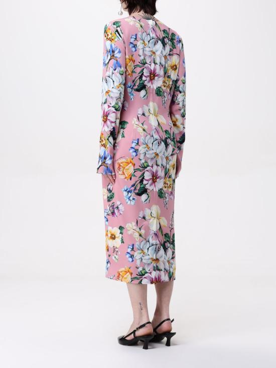 25SS 돌체앤가바나 미디 원피스 F6GAVTFSA7G HF5JC Pink - DOLCE & GABBANA
