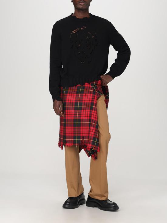 25FW 알렉산더 맥퀸 스트레이트 팬츠 794744QSAA7 2028 Camel - ALEXANDER MCQUEEN