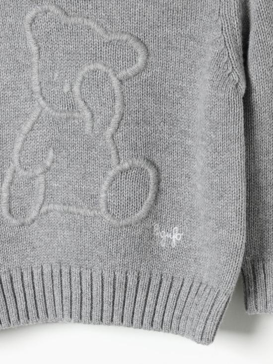 25FW [키즈] 일 구포 풀오버 MA451EM109 72 Grey - IL GUFO