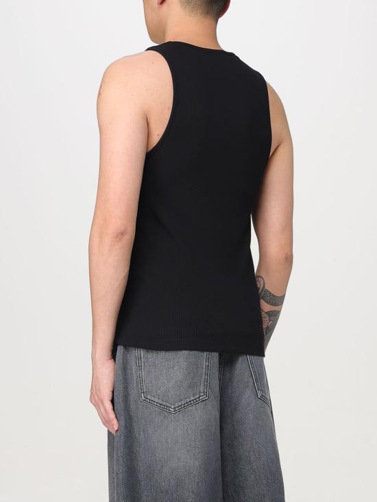 25FW JW앤더슨 민소매 티셔츠 JO0246PG1512 999 Black - JW ANDERSON