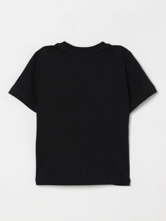 25FW [키즈] 모스키노 티셔츠 HRM050LAA02 60100 Black - MOSCHINO
