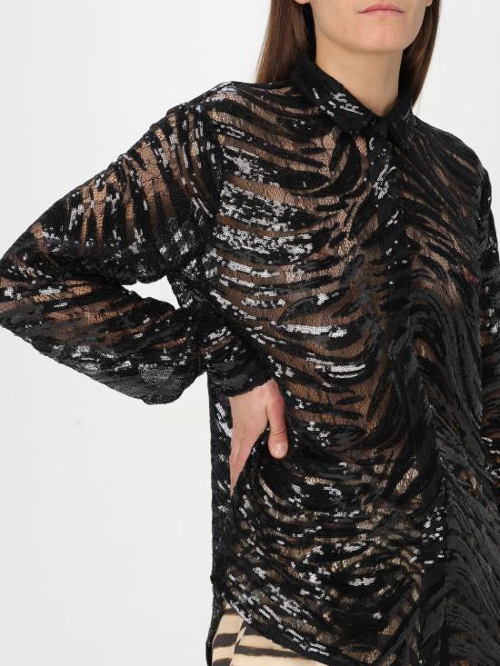 25SS 저스트까발리 블라우스 78PAL2A2J0222 899 Black - JUST CAVALLI