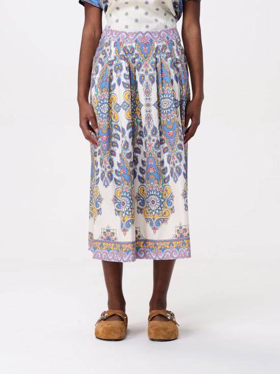 25SS 에트로 스커트 WRFA011299SP5B3 X0800 Gnawed Blue