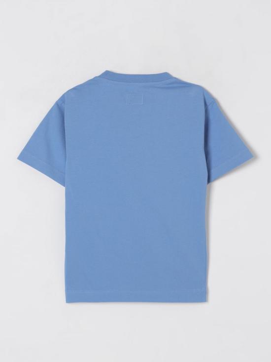 25FW [키즈] 씨피 컴퍼니 티셔츠 C6M008LAA17 40532 Blue 1 - C.P. COMPANY