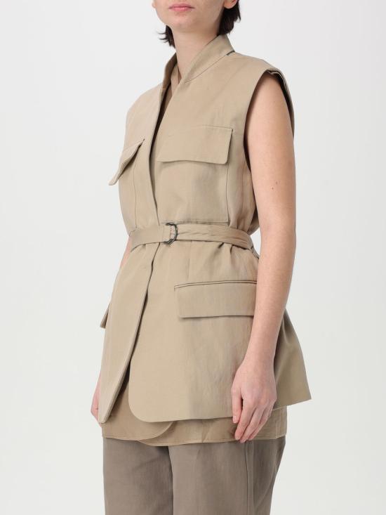 25FW 브루넬로 쿠치넬리 베스트 ML1457345 C2910 Beige - BRUNELLO CUCINELLI