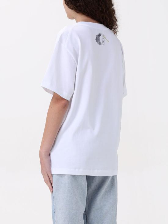 25SS 모스키노 반팔 티셔츠 07113732 1001 White - MOSCHINO