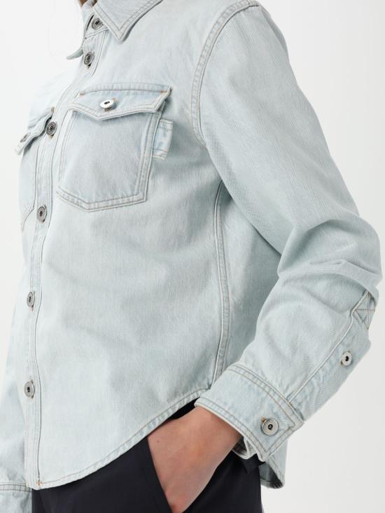 25FW 보테가베네타 셔츠 813498V4ZR0 4132 Stone Washed - BOTTEGA VENETA