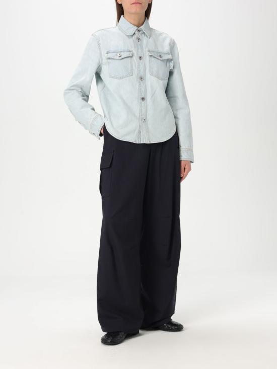 25FW 보테가베네타 셔츠 813498V4ZR0 4132 Stone Washed - BOTTEGA VENETA