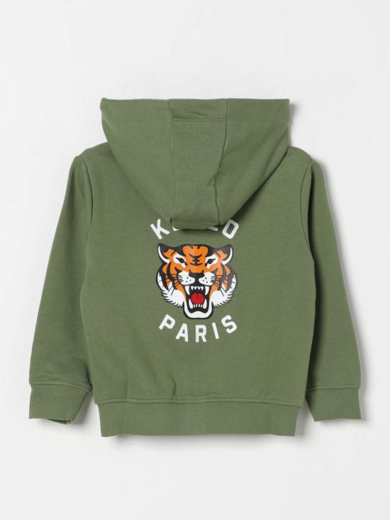 25FW [키즈] 겐조 풀오버 K61190 64S Green - KENZO