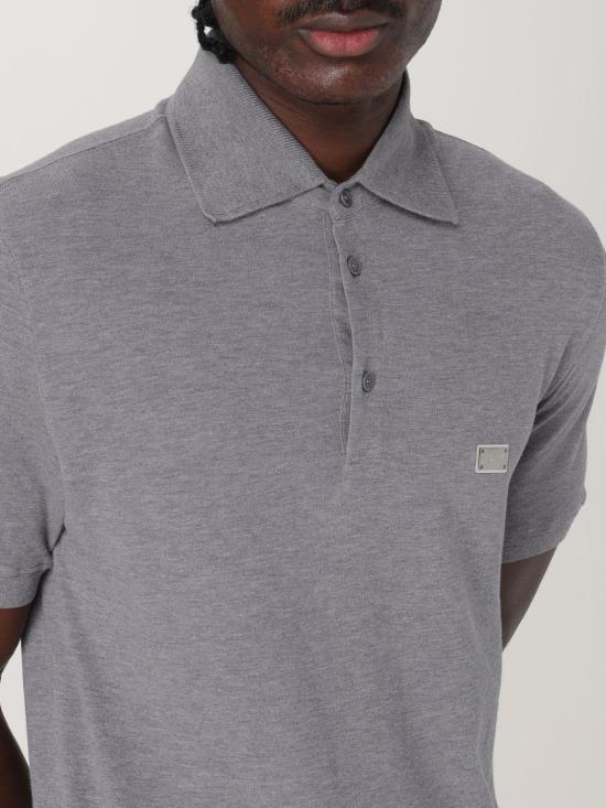 25FW 돌체앤가바나 폴로 티셔츠 G8SN1TFU7EN S8291 Grey - DOLCE & GABBANA