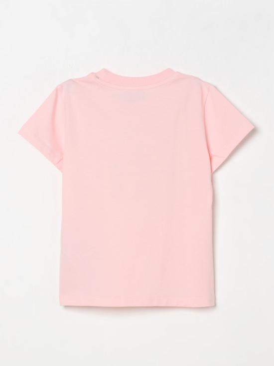 25FW [키즈] 모스키노 티셔츠 HDM06KLBA00 50209 Pink - MOSCHINO