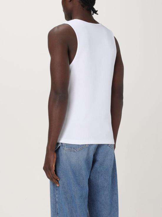 25FW JW앤더슨 민소매 티셔츠 JO0246PG1512 001 White - JW ANDERSON