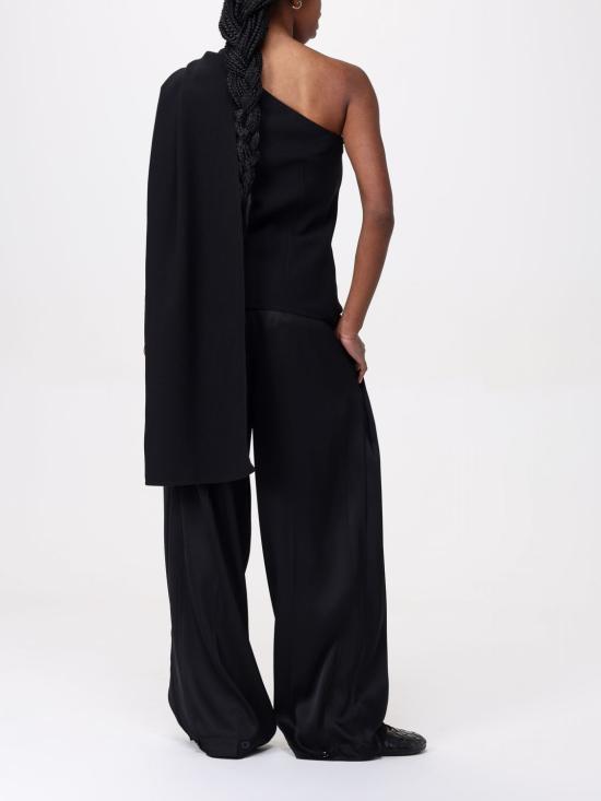 25SS 보테가베네타 롱 원피스 815004V4ZE0 1000 Black - BOTTEGA VENETA