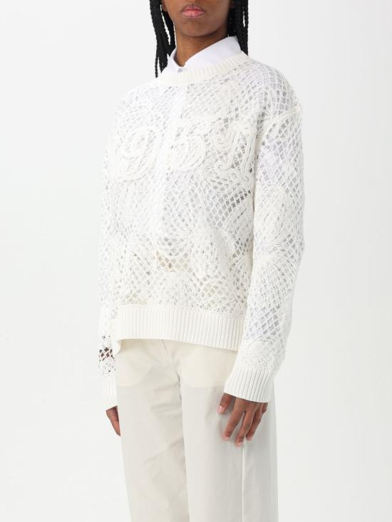 25FW 막스마라 파레아 스웨터 2511361102600 003 White - MAX MARA