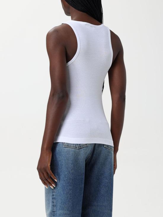 25SS 가니 민소매 티셔츠 T3897 151 White - GANNI