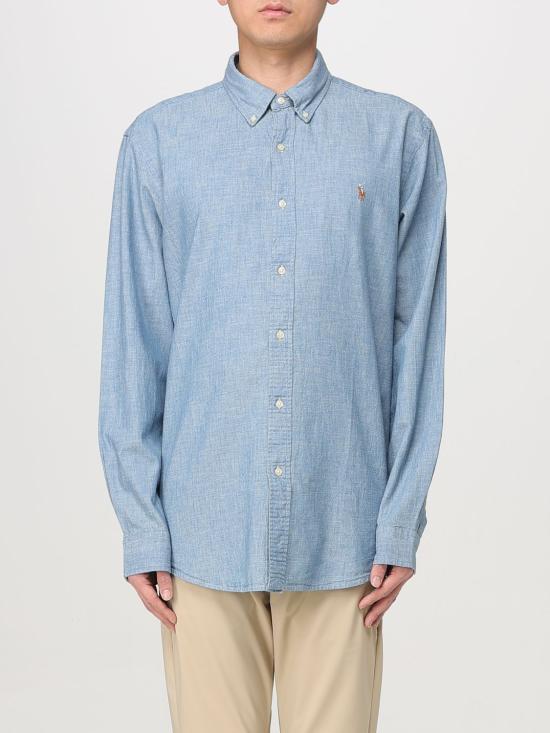 25FW 폴로 랄프로렌 긴팔 셔츠 710792042 001 Blue