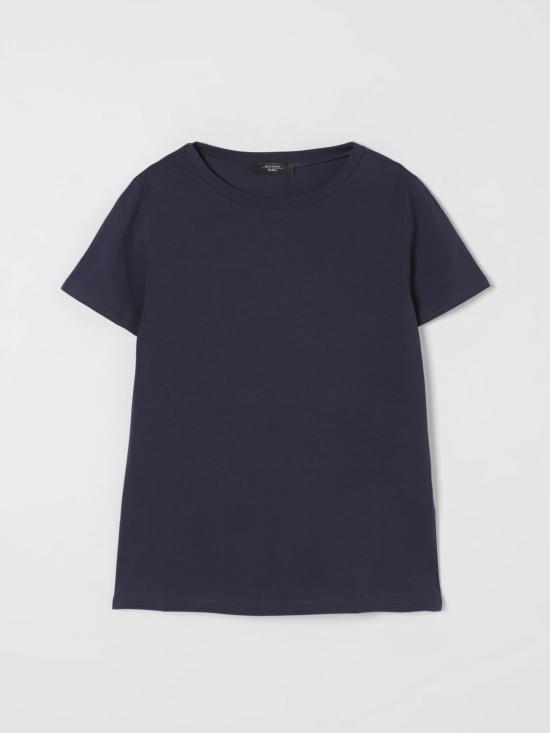 25FW 위켄드막스마라 반팔 티셔츠 2515971021600 002 Blue